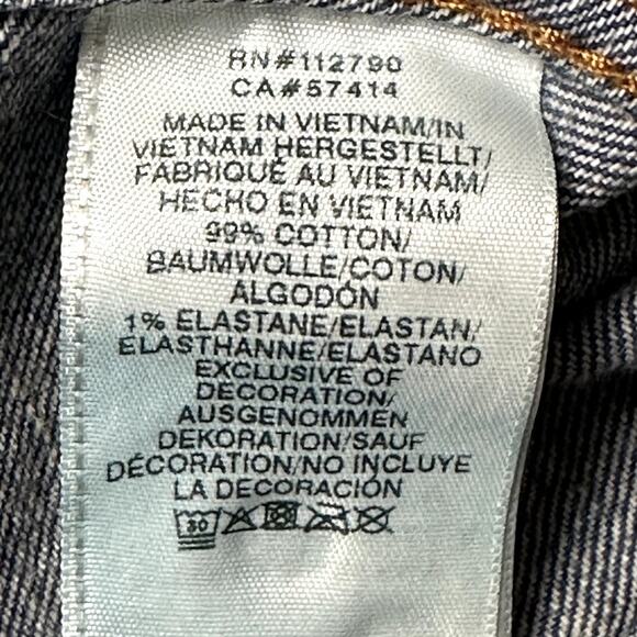 True Religion NWT Trucker Denim Jean Jacket Women Sz Small Petite Crystals - Picture 10 of 11